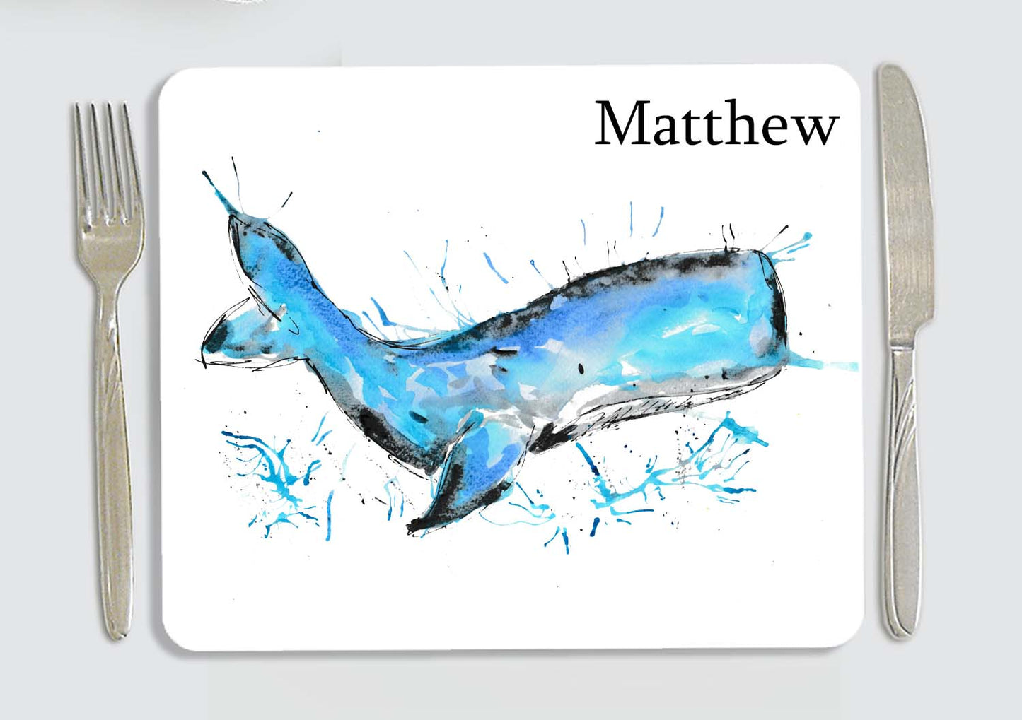 Whale placemat