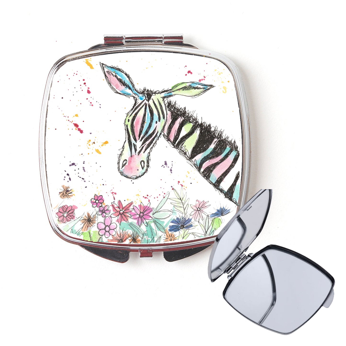 Zebra compact mirror