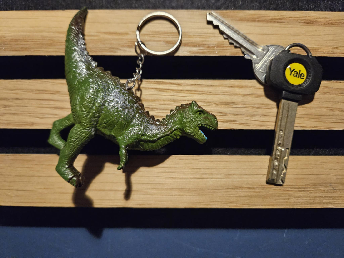 Upcycled fun toy keyrings