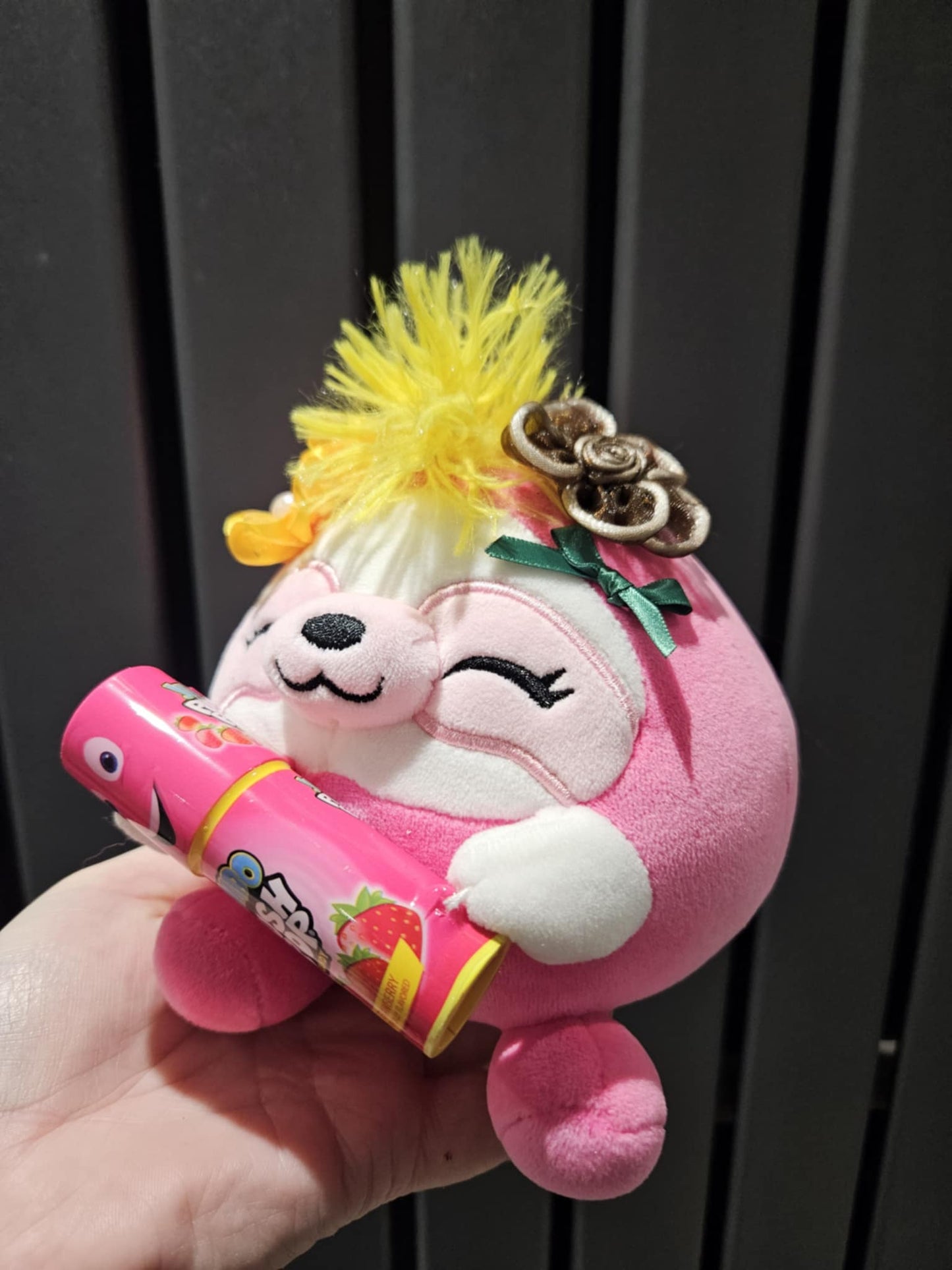 Push Pop Teddy doorstop