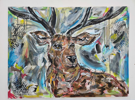 Stag original painting - New Collection