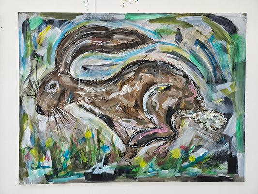 Hare original painting - New Collection
