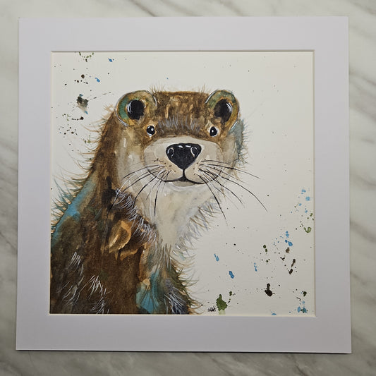 Otter 'Wilbur' original painting