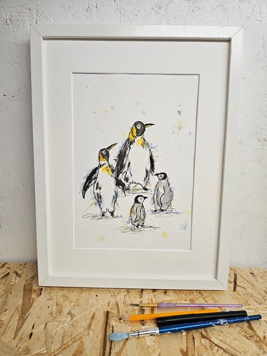 Penguin family