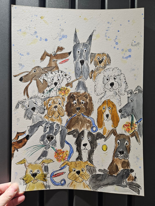 Stack of dogs original