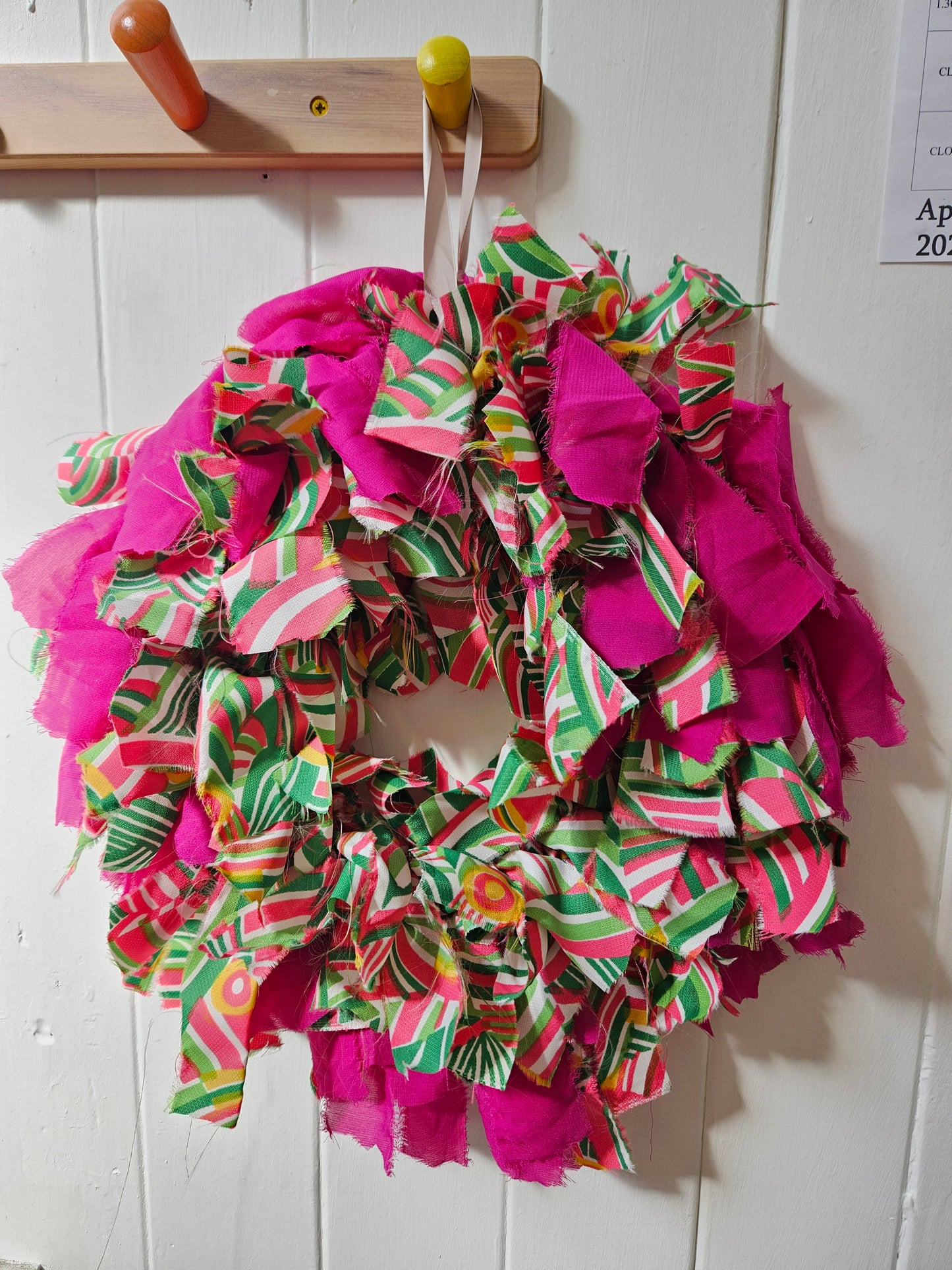 Rag wreath workshop- Wed 10th Dec 6-9pm