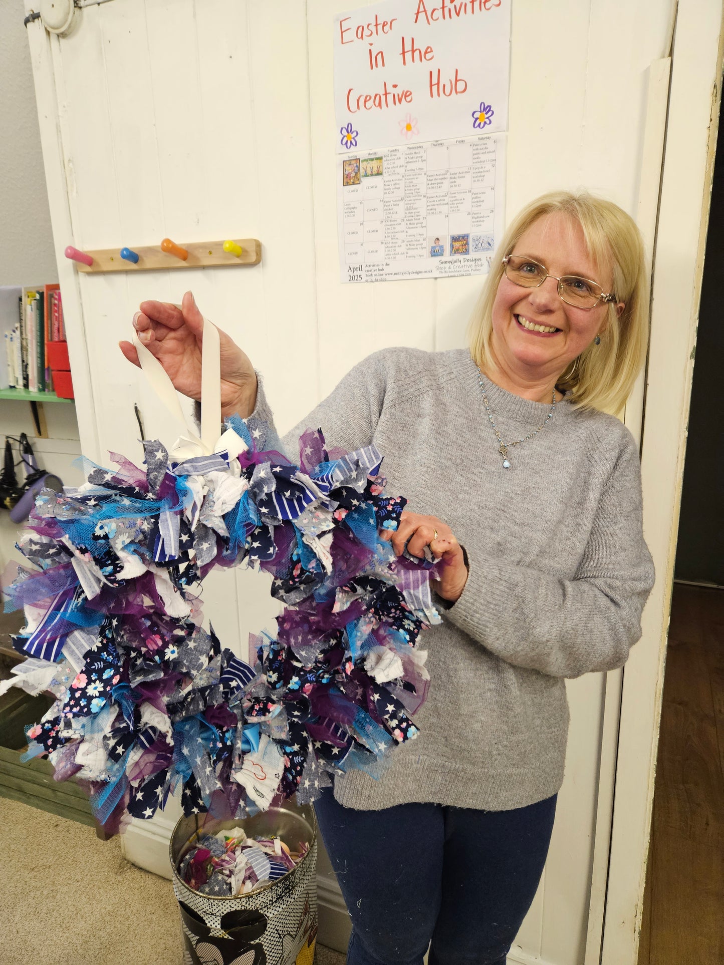 Rag wreath workshop- Wed 10th Dec 6-9pm