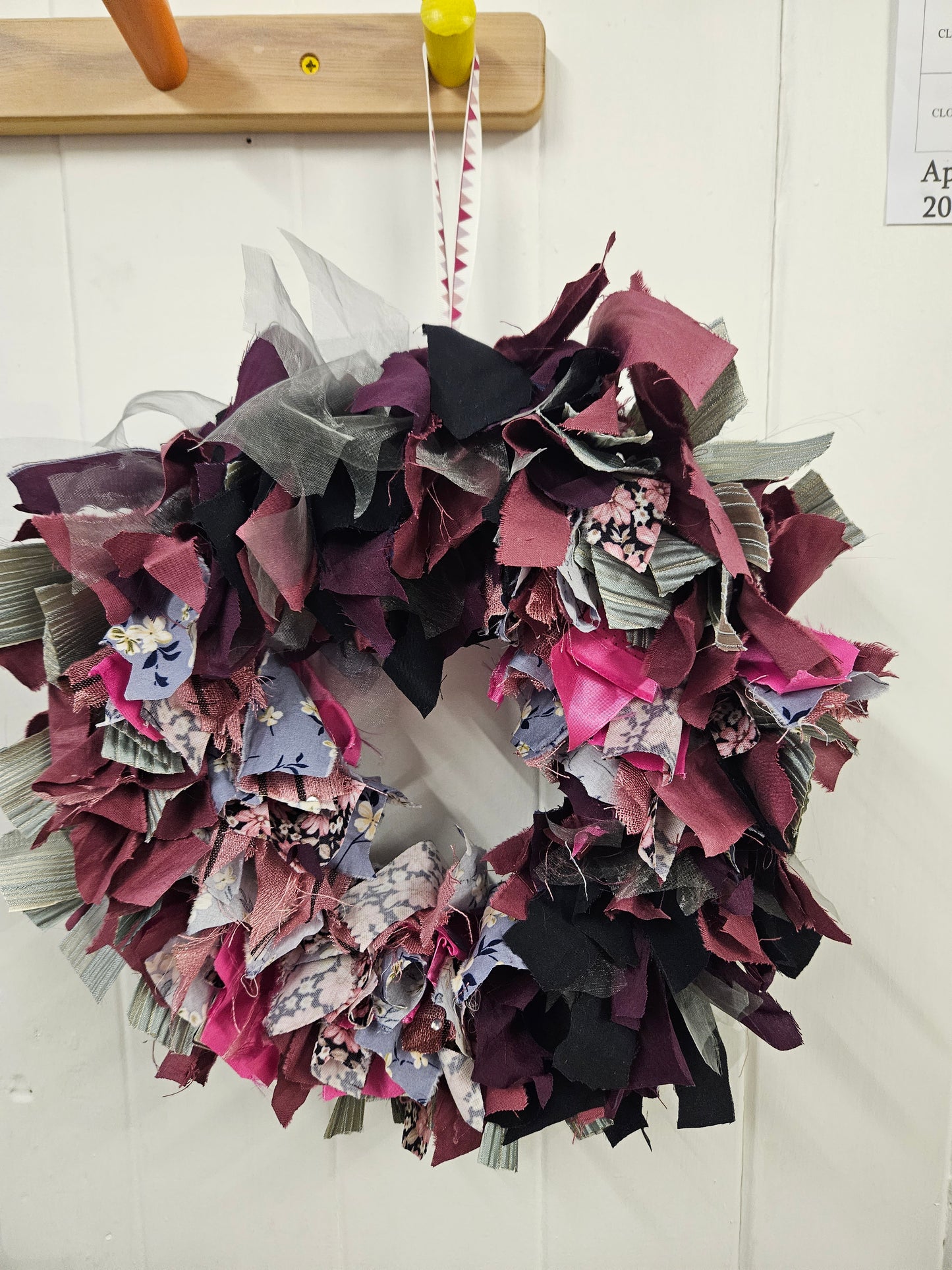 Rag wreath workshop- Wed 10th Dec 6-9pm