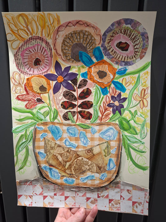 Learn how to make a collage picture workshop- Sat 25th July 1.30-3.30