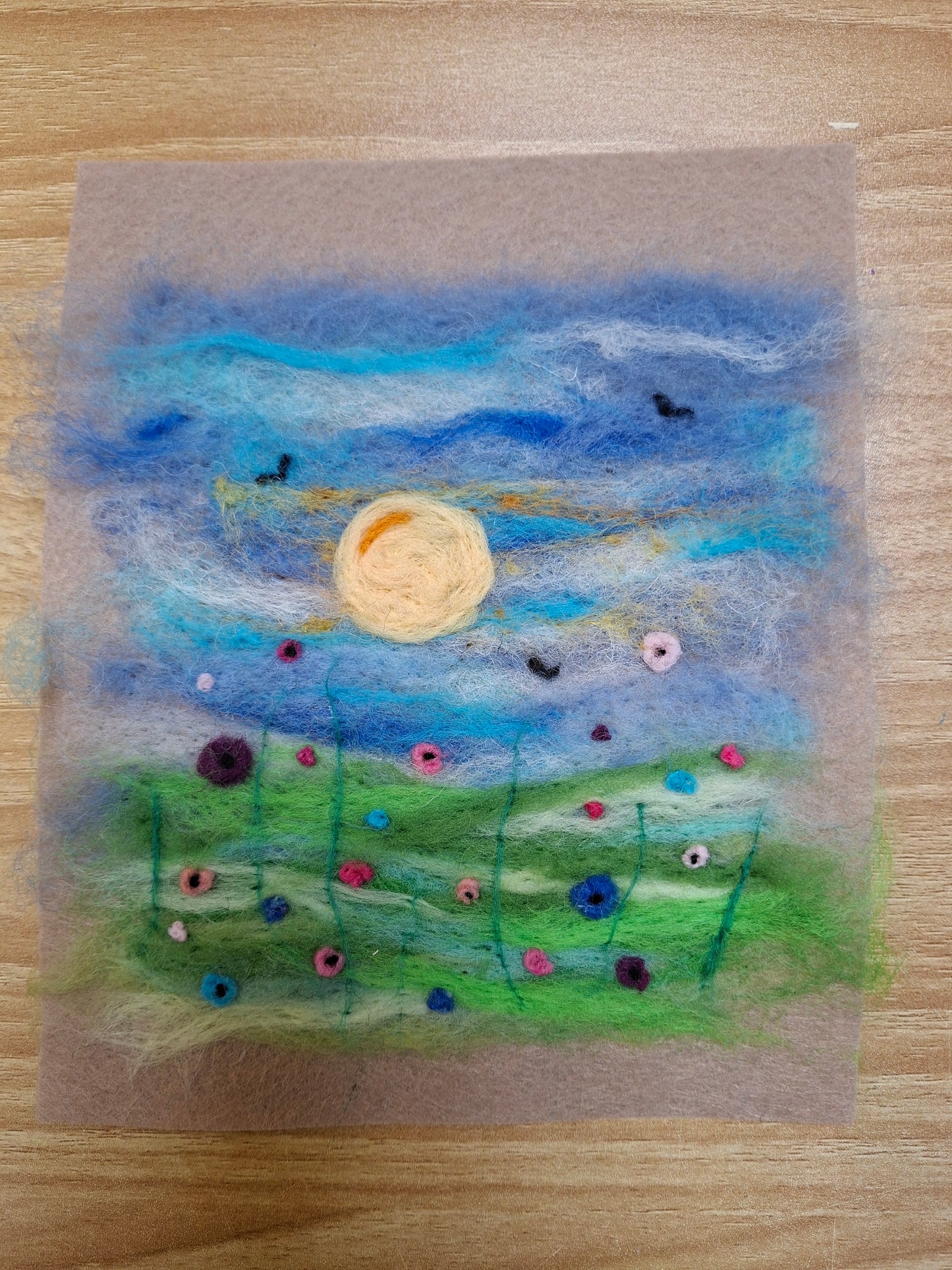 Make a felted landscape- Fri 28th August 1-3pm