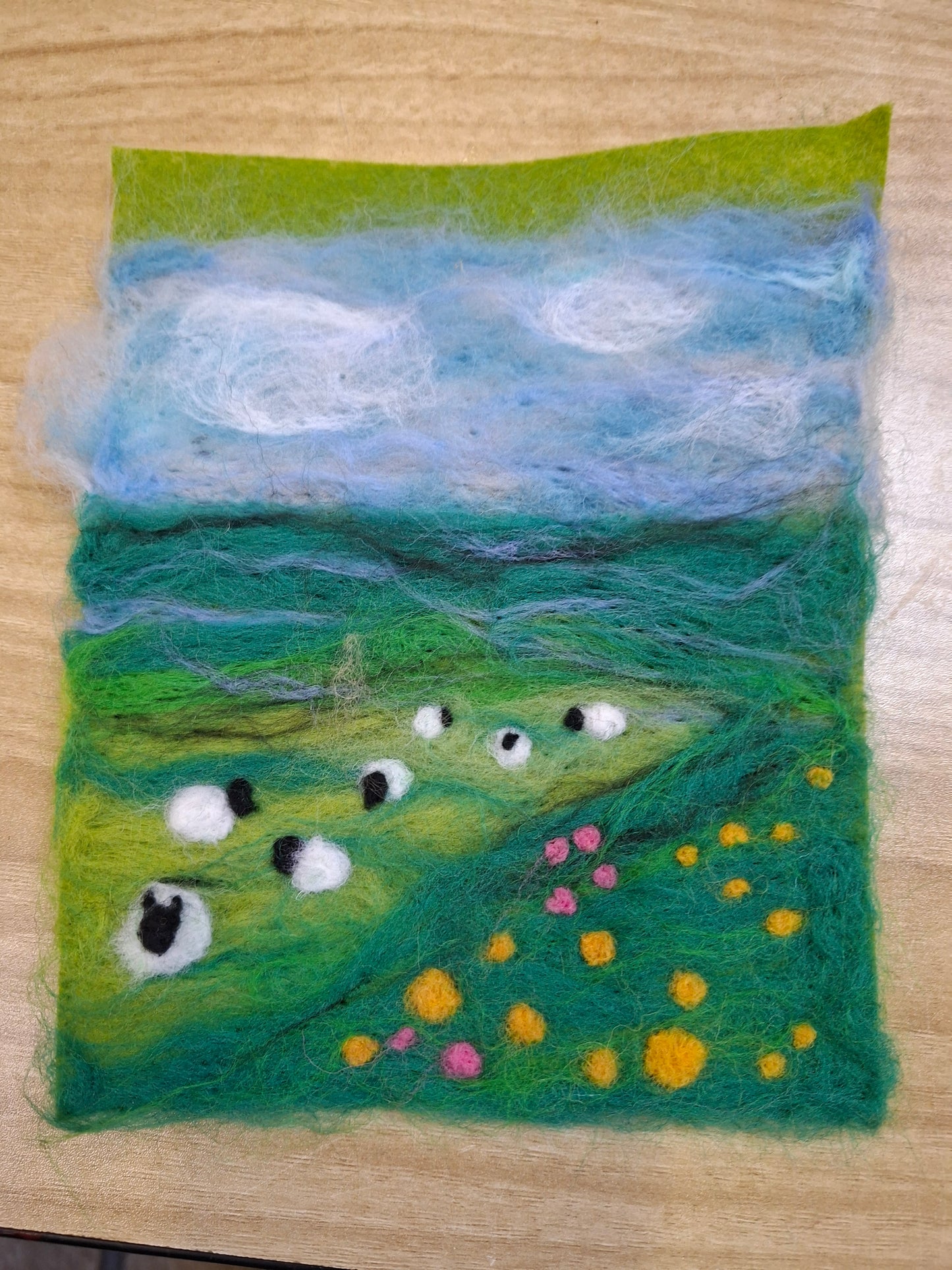 Make a felted landscape- Fri 28th August 1-3pm