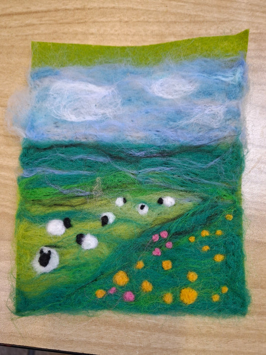 Make a felted landscape- Fri 28th August 1-3pm