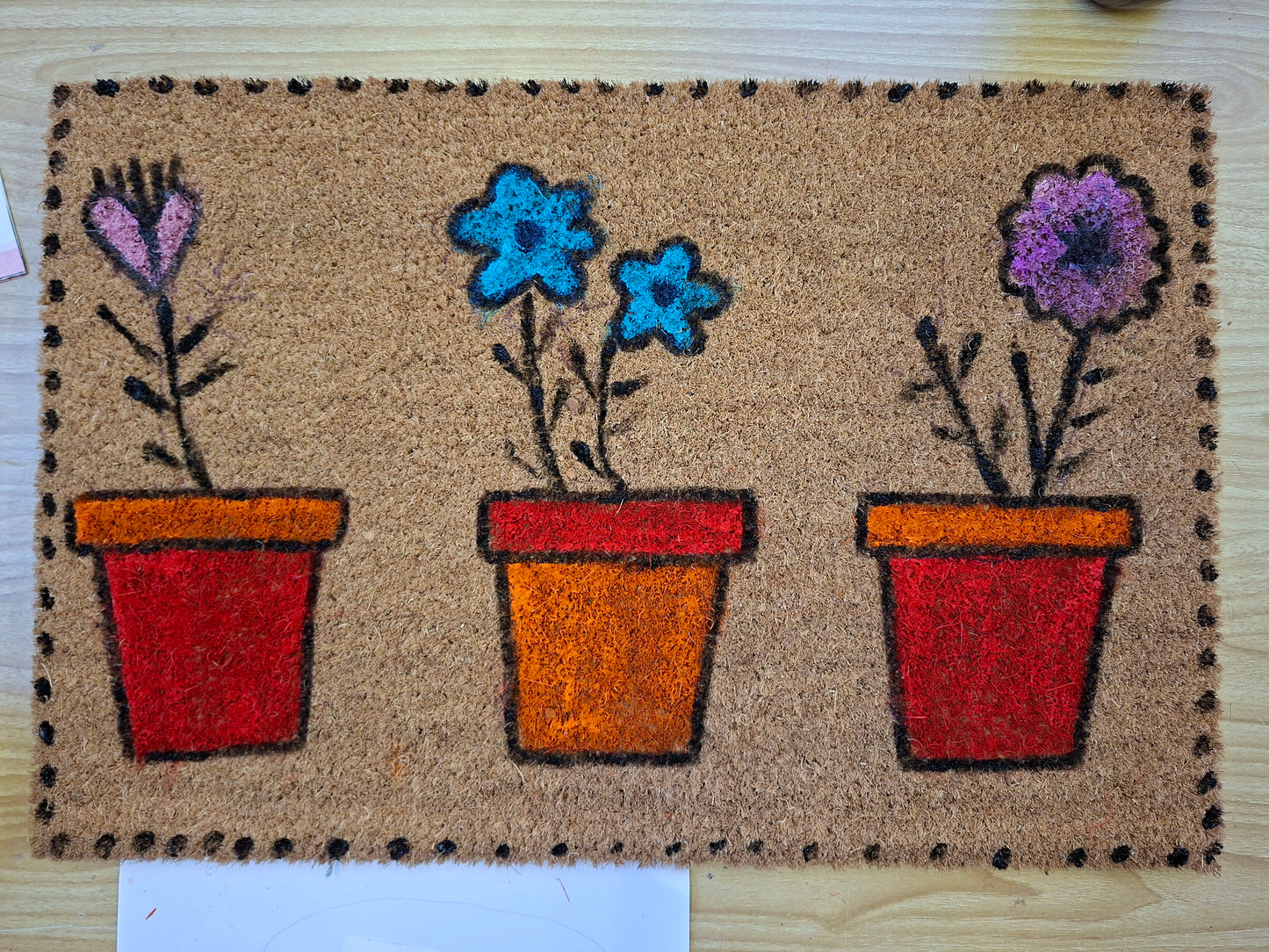 Paint & Sip doormat workshop- Fri 2nd October 6-8pm