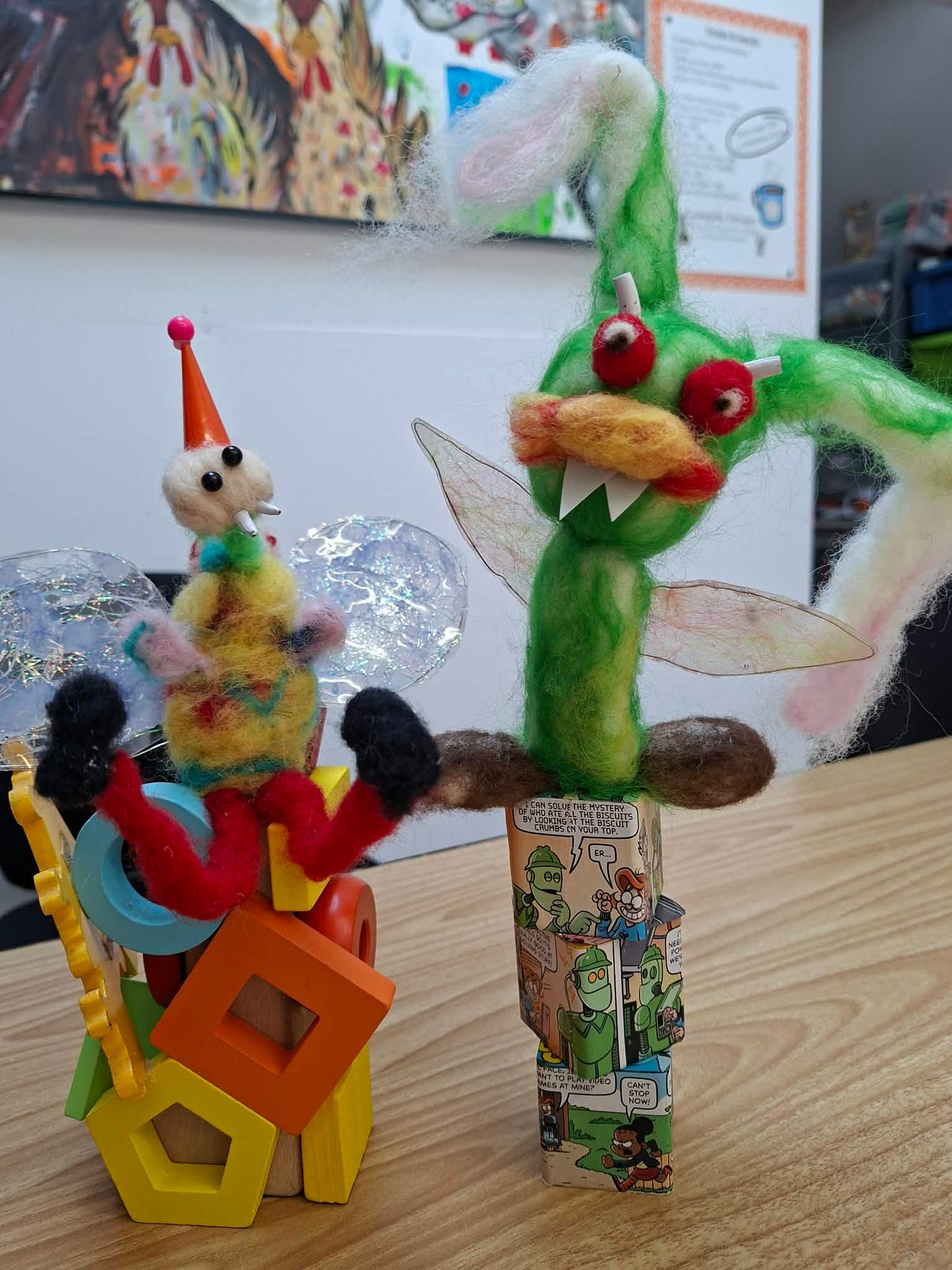 Invent and make a felted alien or monster!! - Fri 31st July 2-5pm
