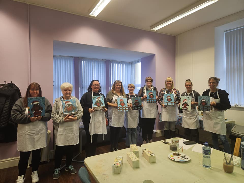 How to paint a Christmas robin workshop- CONWY - Sun 23rd Nov