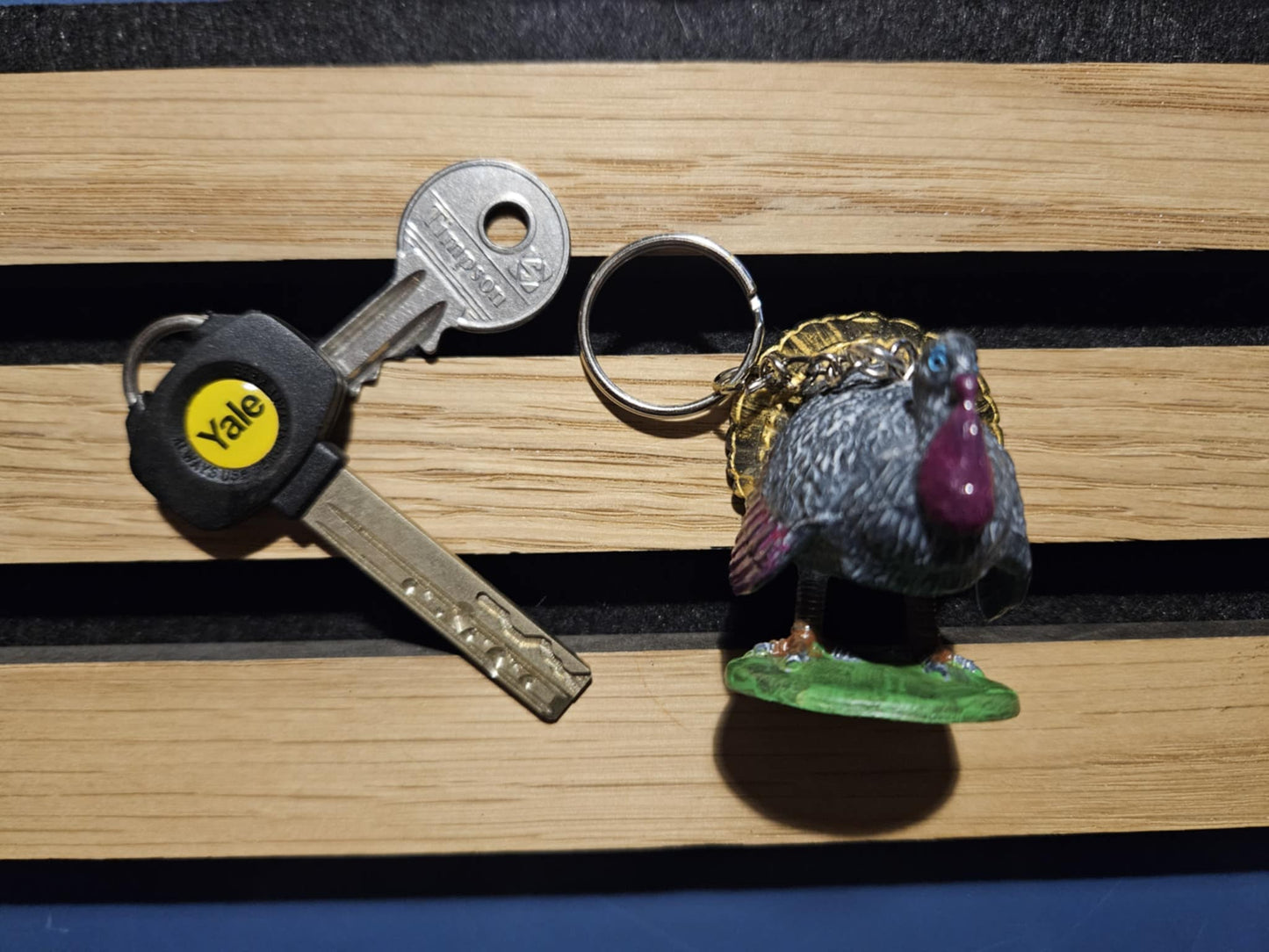 Upcycled fun toy keyrings