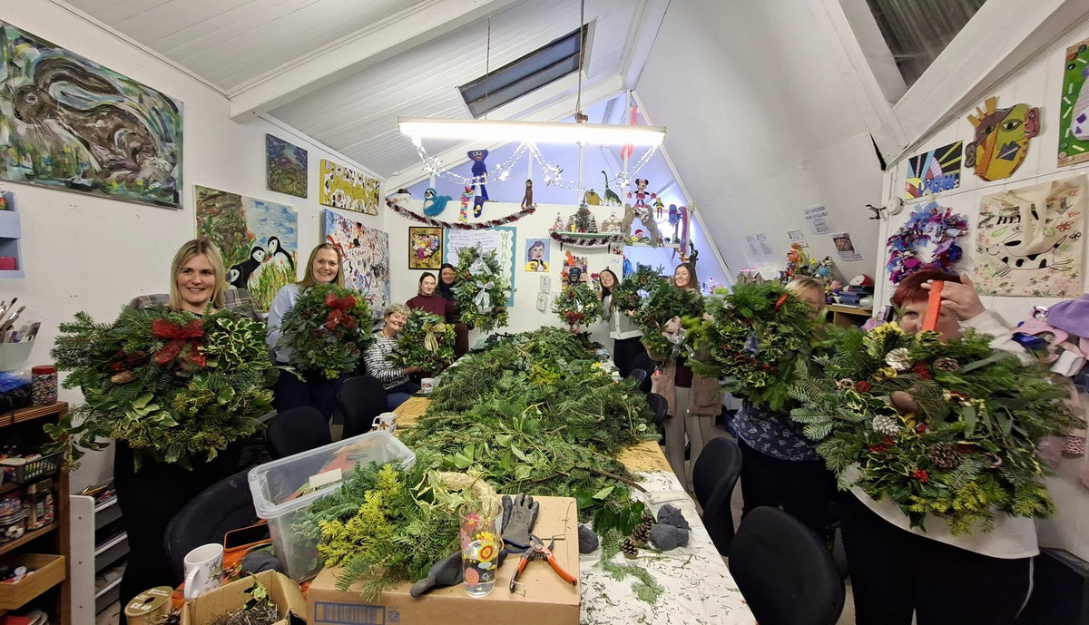 Wed 9th Dec- 6-8.30pm Traditional Christmas wreath making workshop