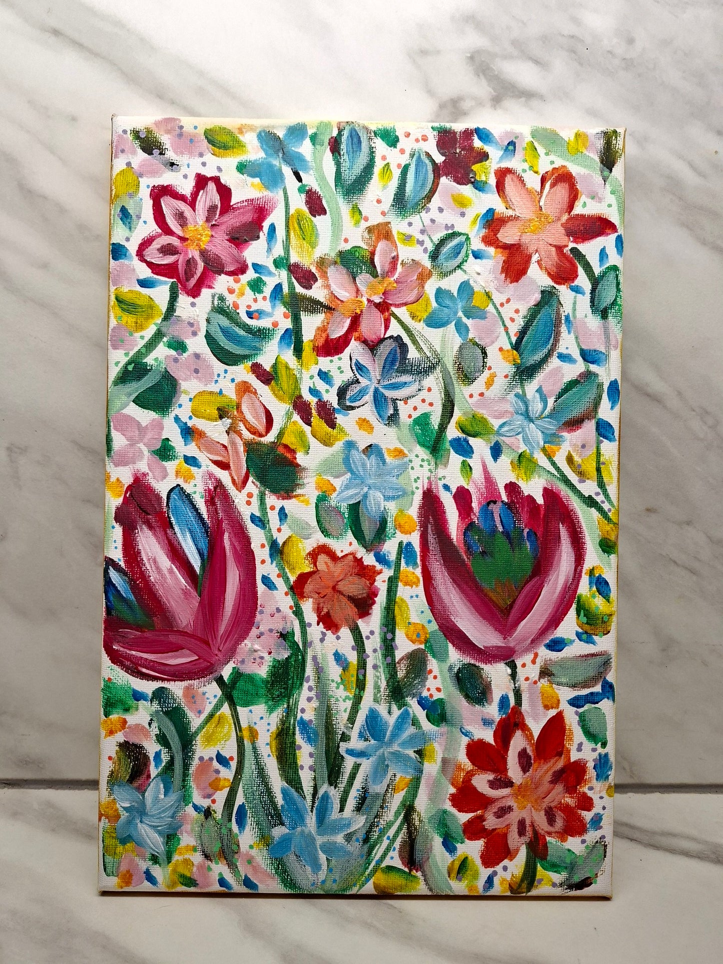 Confidence with paint (Florals) workshop- Sat 23rd May 1-3pm