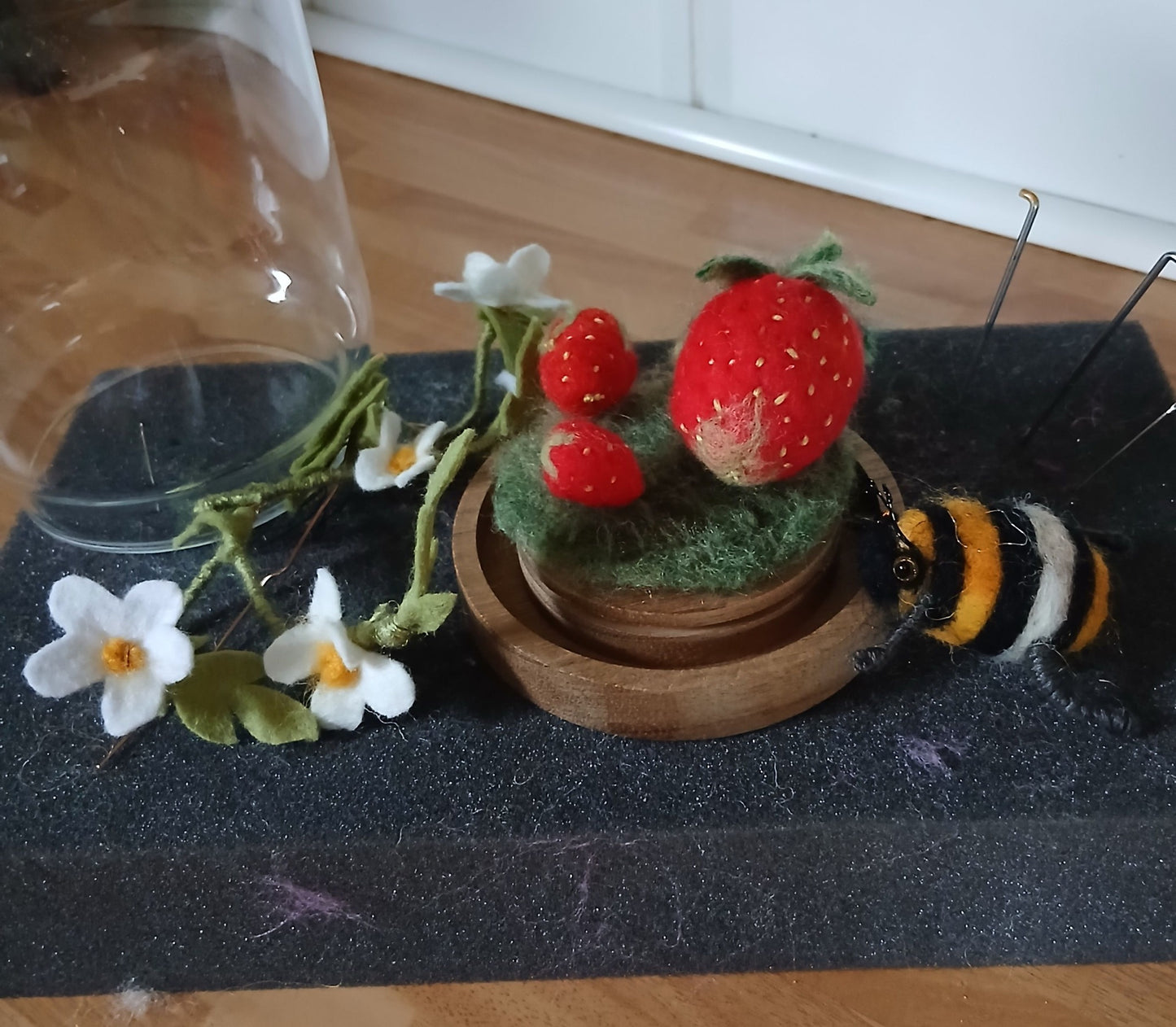 Make felted insects and flowers- Friday 19th June 1-3pm AND 6-8pm