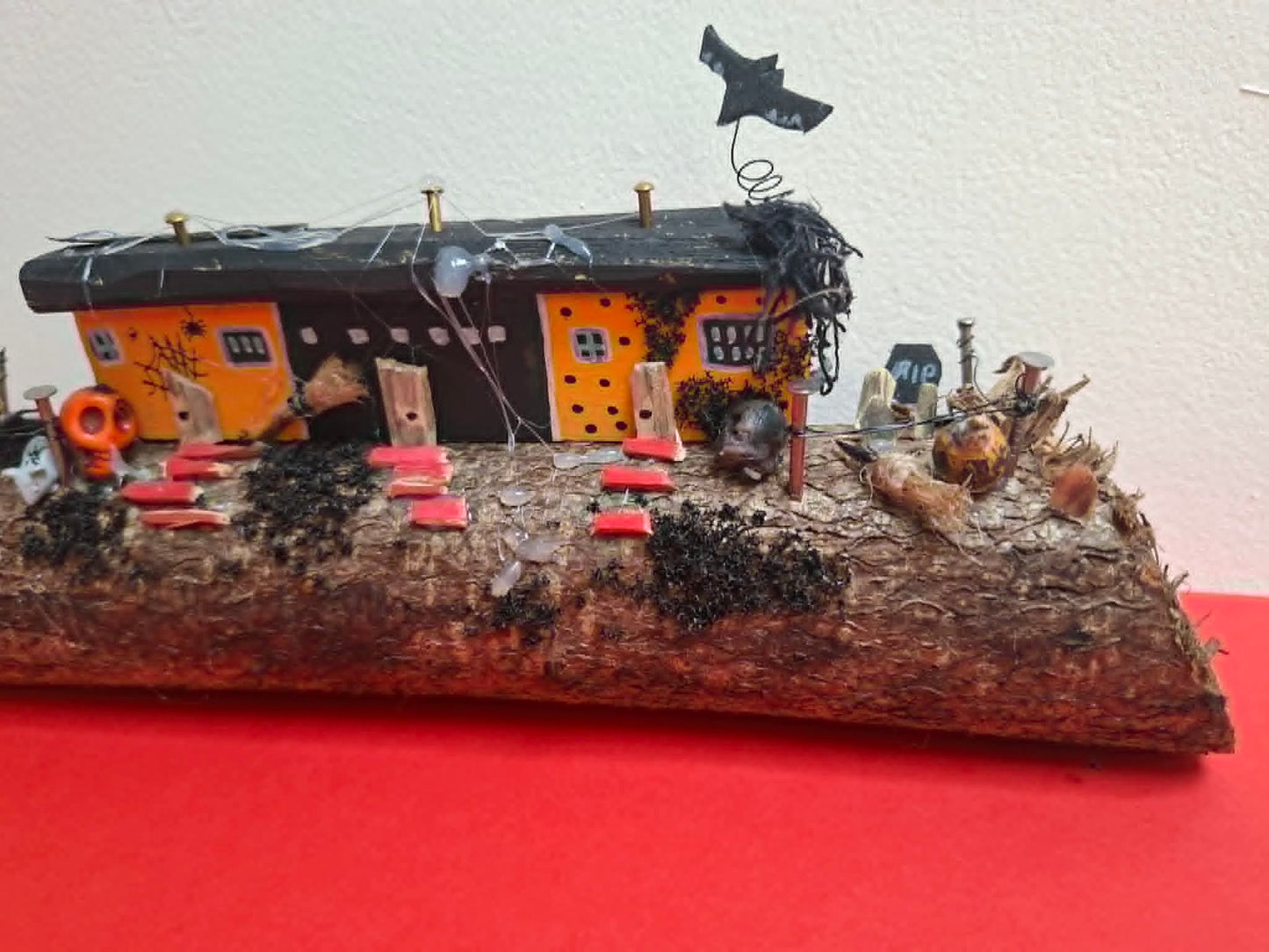HALLOWEEN Wooden house- whimsical world workshop- Sat 19th Sept 1.30-3.30