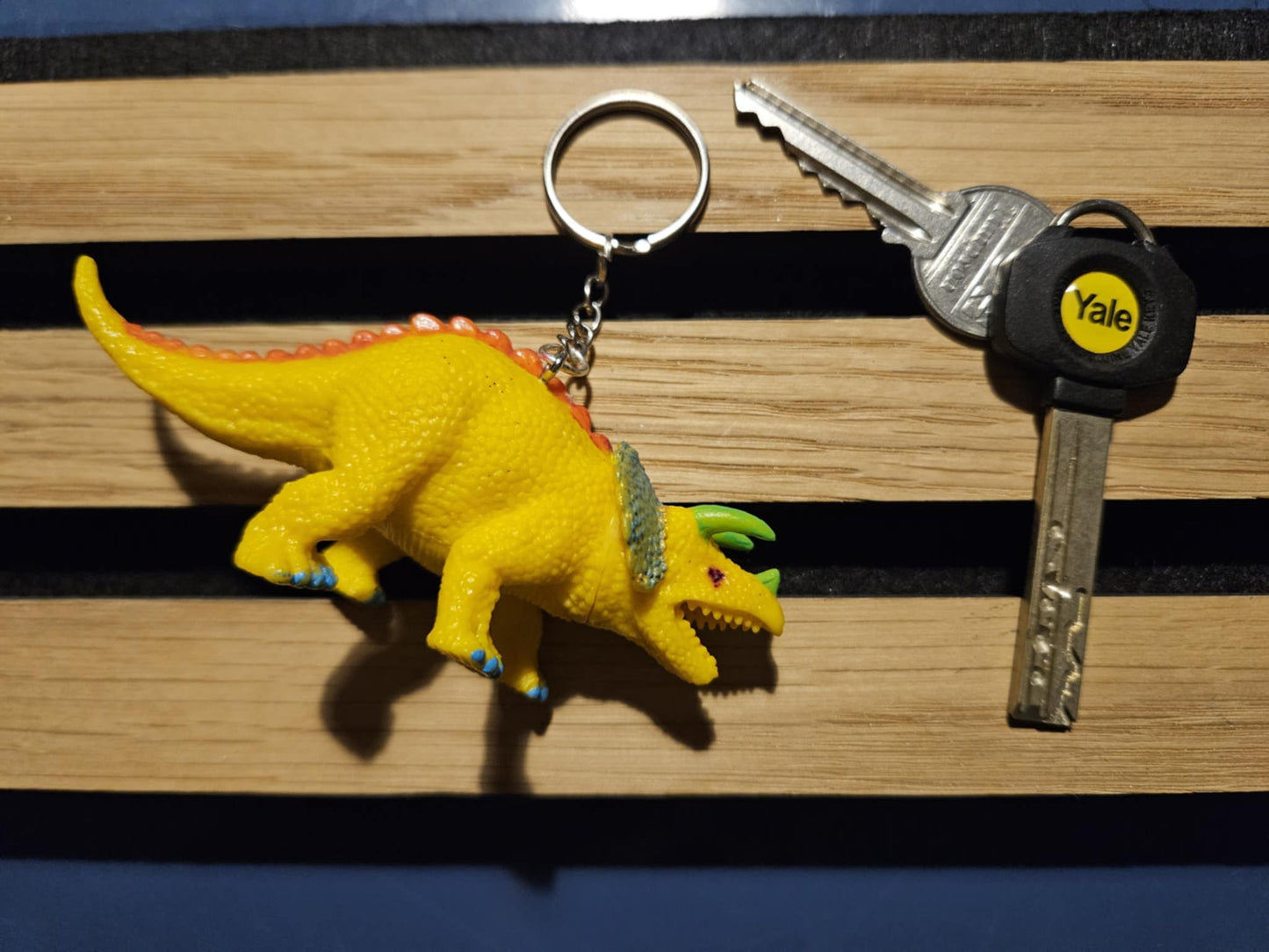 Upcycled fun toy keyrings