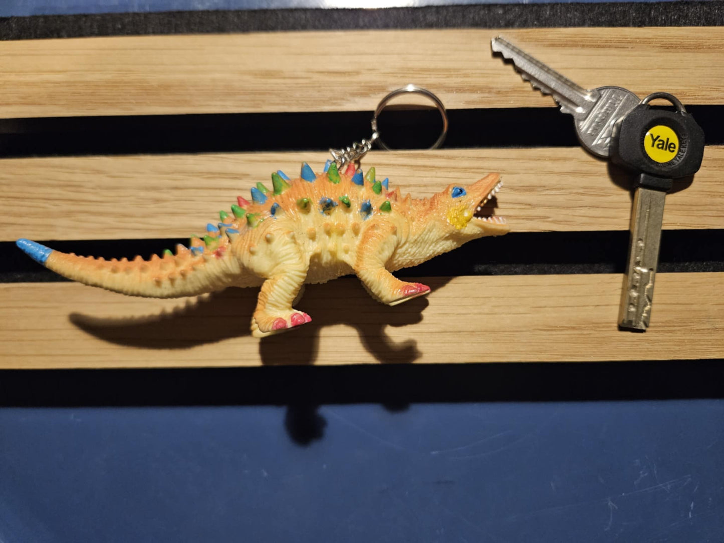 Upcycled fun toy keyrings