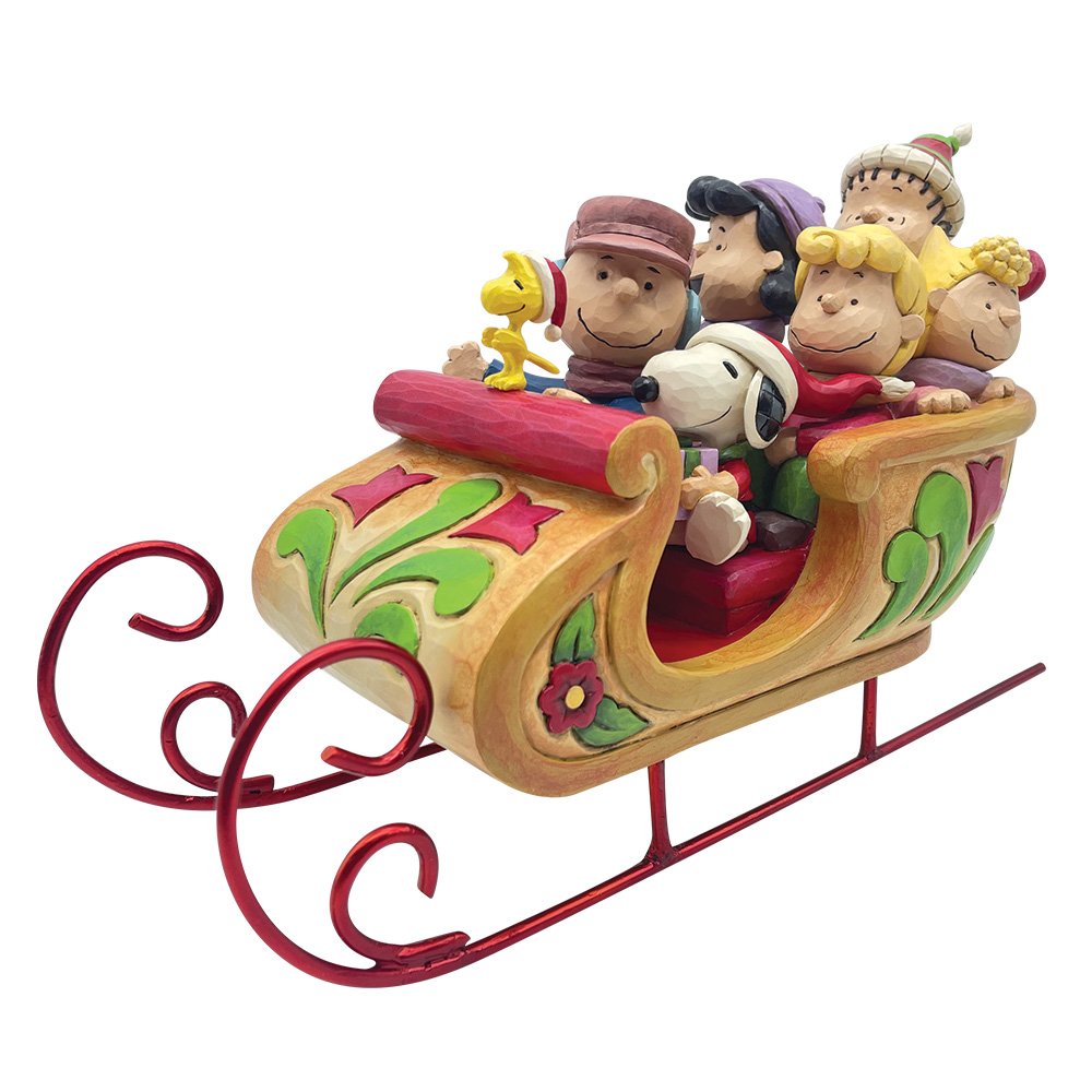 Snoopy and friends sleigh ride-  Jim Shore (preorder)