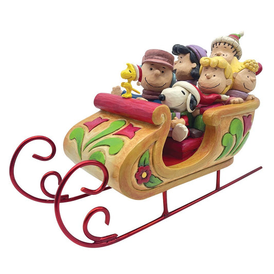 Snoopy and friends sleigh ride-  Jim Shore (preorder)