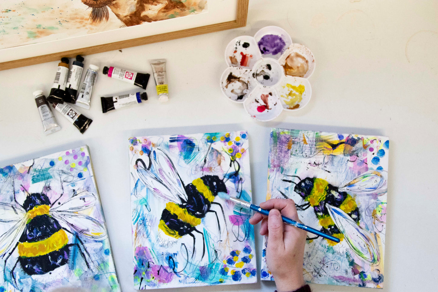 5th April - How to paint a Bee workshop