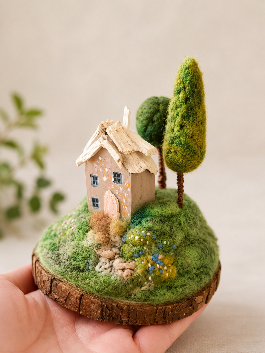 Make felted landscape with a whimsical house world- Sat 17th Oct 1.30-3.30