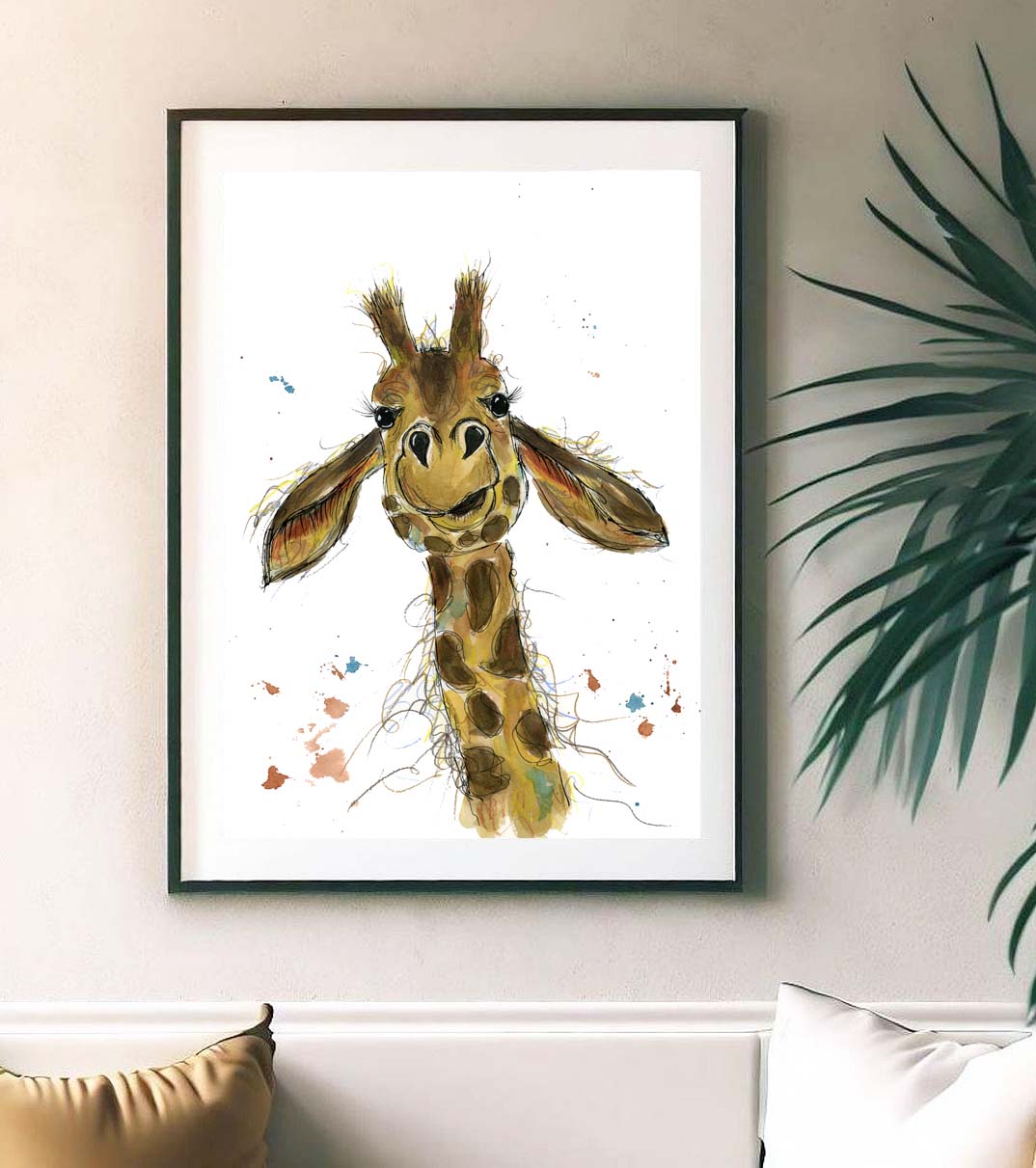 How to paint a giraffe workshop Pudsey Leeds 13th October