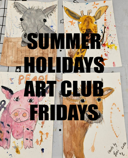Friday WEEKLY Summer Holiday ART CLUB 10.30-12