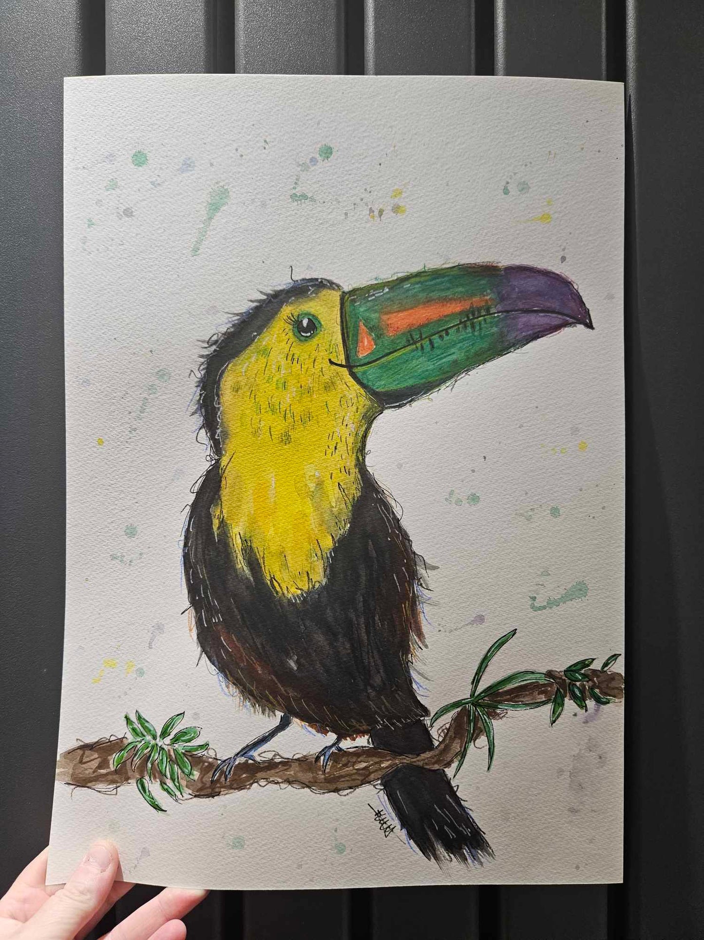 Toucan 'Reg' original painting