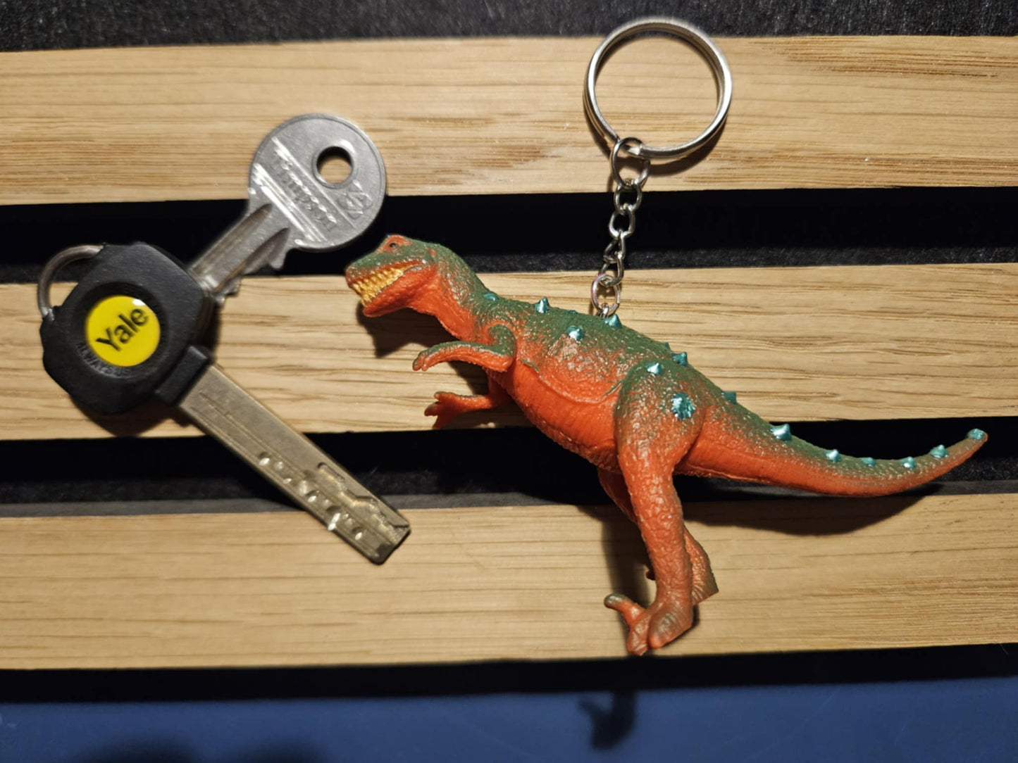 Upcycled fun toy keyrings