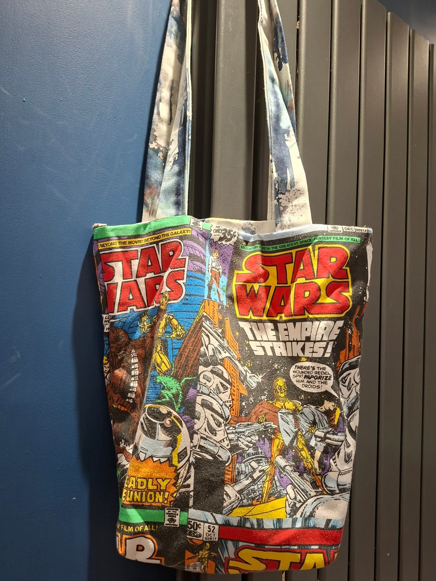 Handmade star wars tote style bag