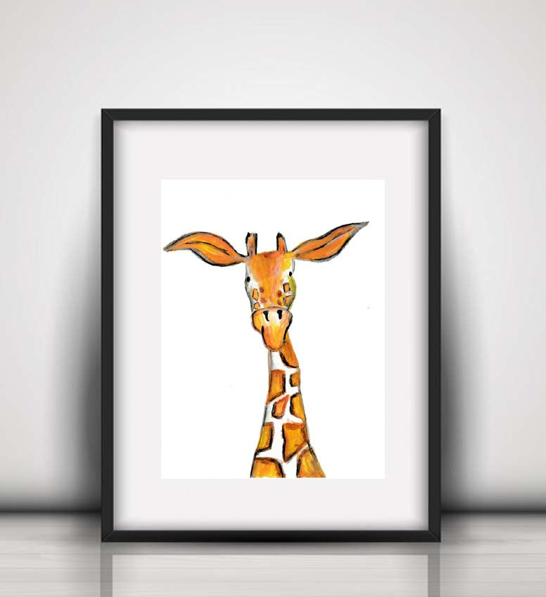 Giraffe 'April' fine art print