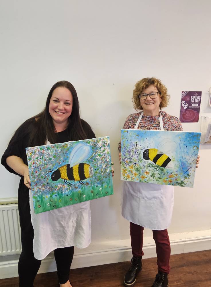 5th April - How to paint a Bee workshop