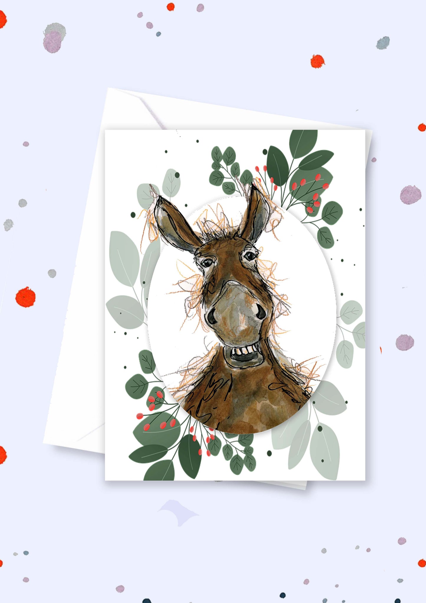 Blank A5 greetings card