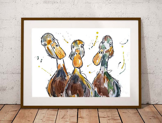 *NEW* Ducks fine art print
