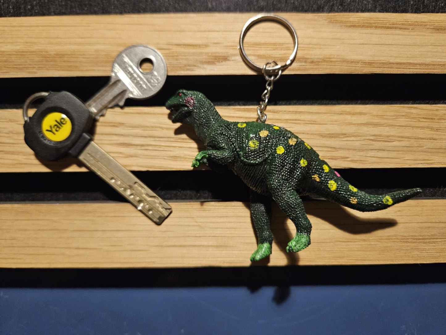 Upcycled fun toy keyrings