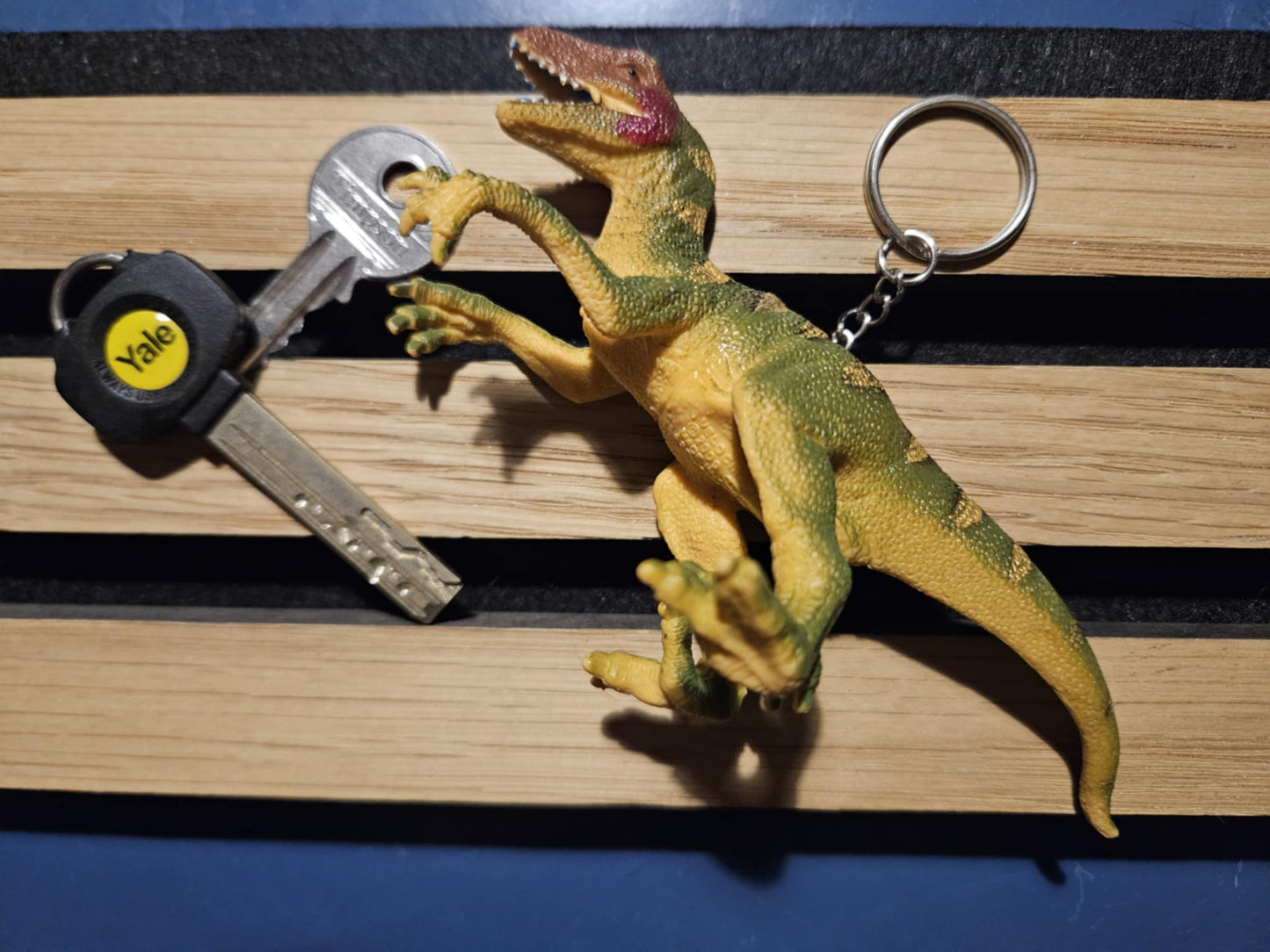 Upcycled fun toy keyrings