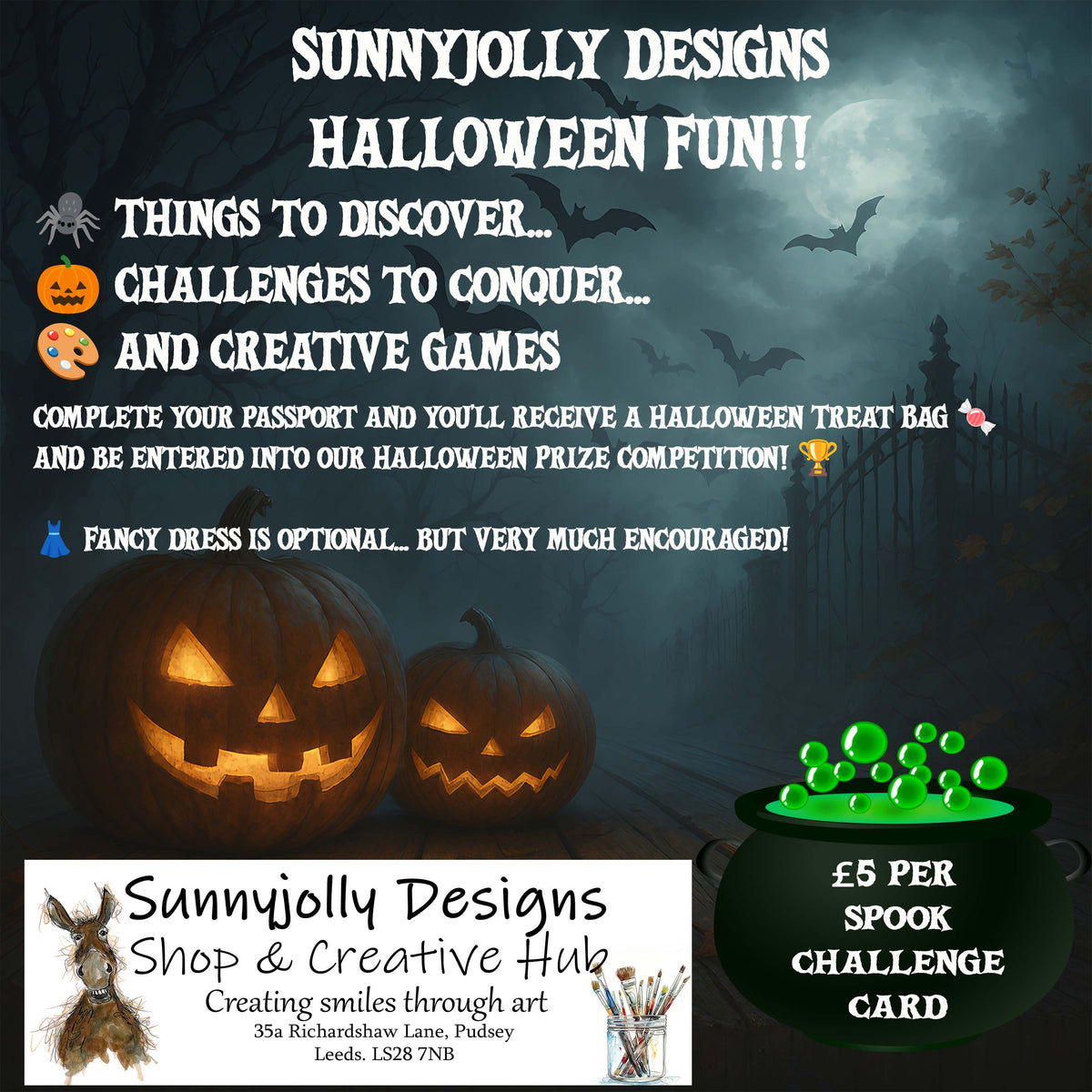 Halloween Spooky challenges, creepy surprises and fun