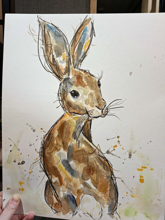 How to paint a HARE AND/OR HIGHLAND COO workshops- CONWY - Sun 3rd May (ALL DAY OPTION)