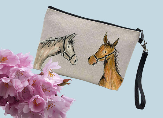 Horses make up / toiletries bag