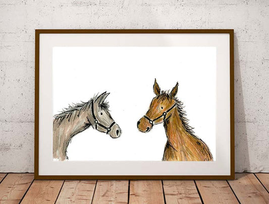 Horses fine art print