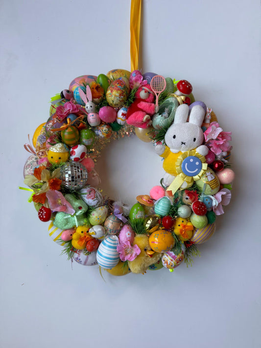 Kitsch wreath workshop- Thursday 9th April 1-3pm