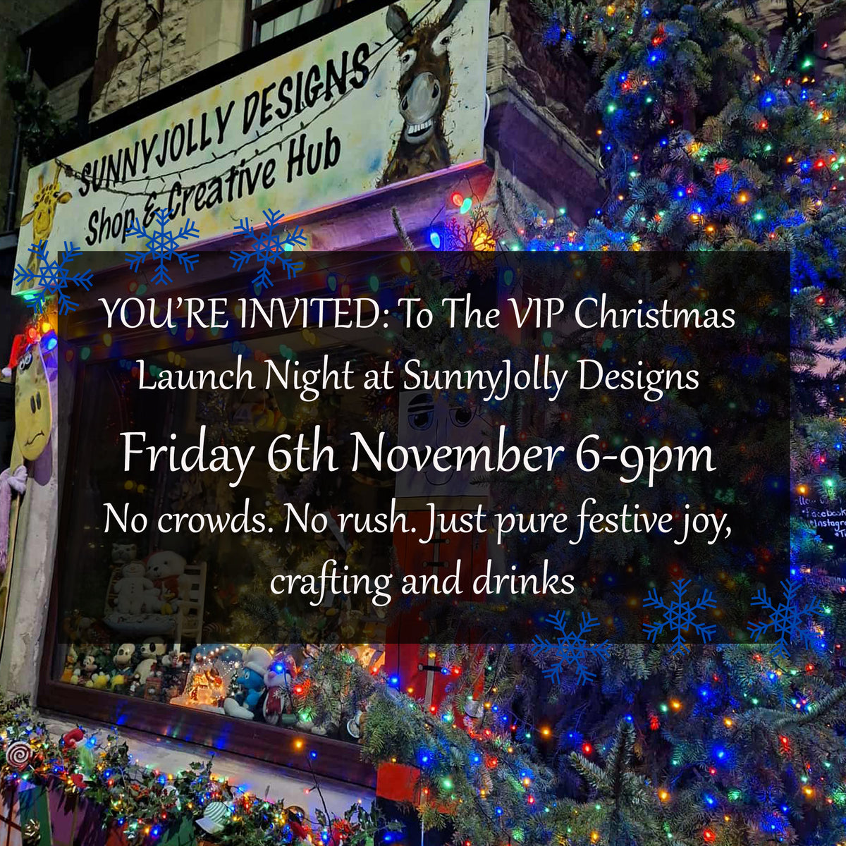 Christmas exclusive launch evening - Friday 6th Nov 6-9pm