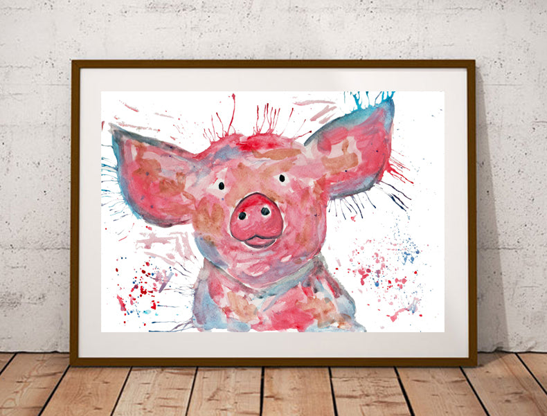 6th DEC- WIN AN ORIGINAL COW, GIRAFFE OR PIG PAINTING