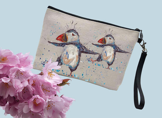 Puffins make up / toiletries bag