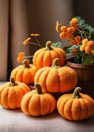 Make felted pumpkins &/or harvest/Autumn style leaves and plants - Thursday 24th September 6-8pm